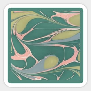 Marbling no. 9 Sticker